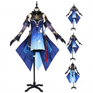 Ganyu Cosplay Suit Genshin Impact Costumes Twilight Blossom Dress