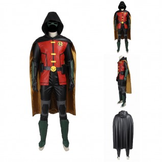 Robin Halloween Cosplay Costumes Batman Teen Titans Suit