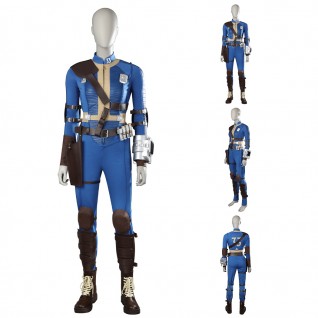 Fallout Lucy Blue Cosplay Costume 2024 TV Series Suit Women Uniform Halloween Outfit