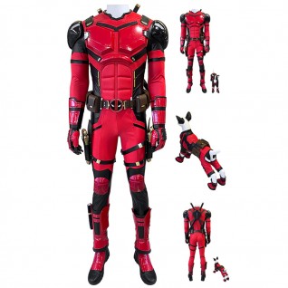 2024 Deadpool Cosplay Costumes Deadpool 3 Parallel Universe Version Wade Wilson Suit with Dogpool Outfit