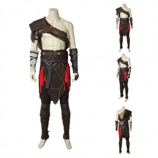 Kratos God of War Cosplay Costume Adult Halloween Suit