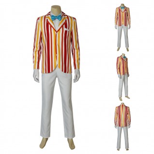 Bert Cosplay Costume Suits Movie Mary Poppins Suit