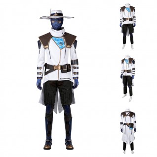 Valorant Cosplay Costumes Man Game Cypher Suit Halloween Outfit