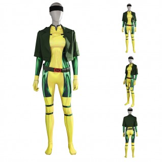 X-Men 97 Rogue Cosplay Suit Anna Marie Halloween Costumes