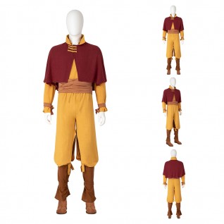 Adult Aang Halloween Cosplay Costumes Avatar The Last Airbender Suit