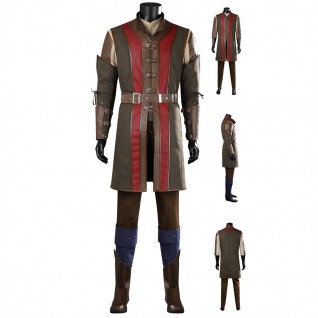 Baldurs Gate 3 Wyll Cosplay Costumes Game BG3 Suit Men Halloween Outfit