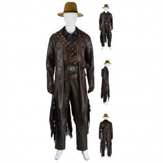 The Ghoul Cosplay Costumes TV Fallout Suit Men Halloween Outfit