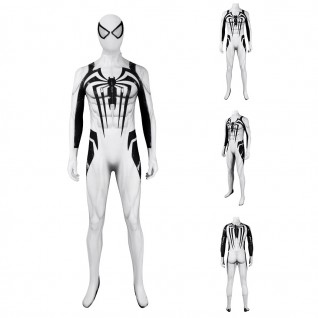 Anti-Venom Suit Spider-Man 2 PS5 Costumes Men Halloween Cosplay Jumpsuit
