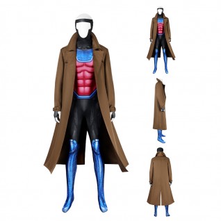 X-Men 97 Gambit Cosplay Costumes Remy Etienne LeBeau Suit Men Outfits