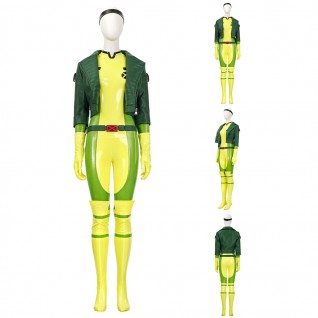 Rogue Cosplay Costumes X-Men 97 Anna Marie Suit Women Halloween Outfits