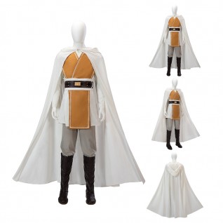 Jedi Master Sol Cosplay Costume Star Wars The Acolyte Suits White Cape