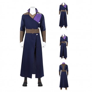 Gale Dekarios Cosplay Costumes Baldurs Gate 3 Suit Purple Halloween Outfit