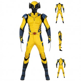 Wolverine Logan Costume Deadpool 3 Suit Yellow Halloween Cosplay Outfit