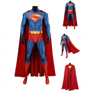 Superman Legacy Costumes Clark Kent Jumpsuit Male Cosplay Suits