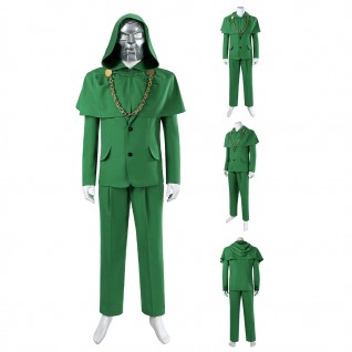 Avengers Doomsday Doctor Doom Cosplay Costumes Victor von Doom Suit Green Halloween Outfits