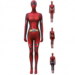 Deadpool 3 Lady Cosplay Jumpsuit 2024 Deadpool Wolverine Suits