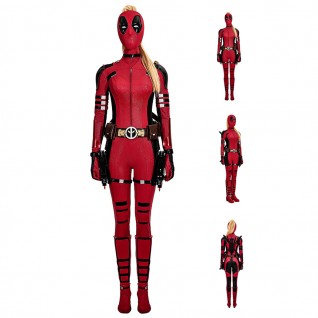 2024 Lady Deadpool Cosplay Costume Deadpool Wolverine Wanda Wilson Halloween Suits