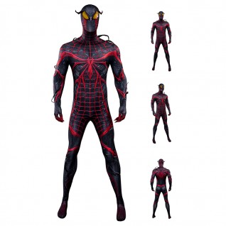 Absolute Carnage Cosplay Suit Spiderman 2 Jumpsuit Costumes Halloween Outfits