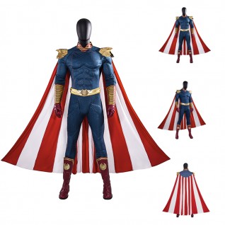 Homelander Costume The Boys Season 1 Halloween Cosplay Suit Muscle Upgrade Version