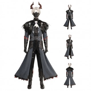 FF7 Sephiroth Costumes Game Male Cosplay Suit FFVII Halloween Outfit