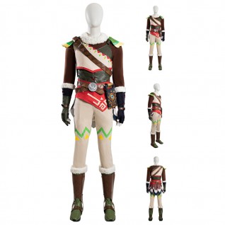 TLOZ Rito Cosplay Costume The Legend of Zelda Suit Game Halloween Outfits