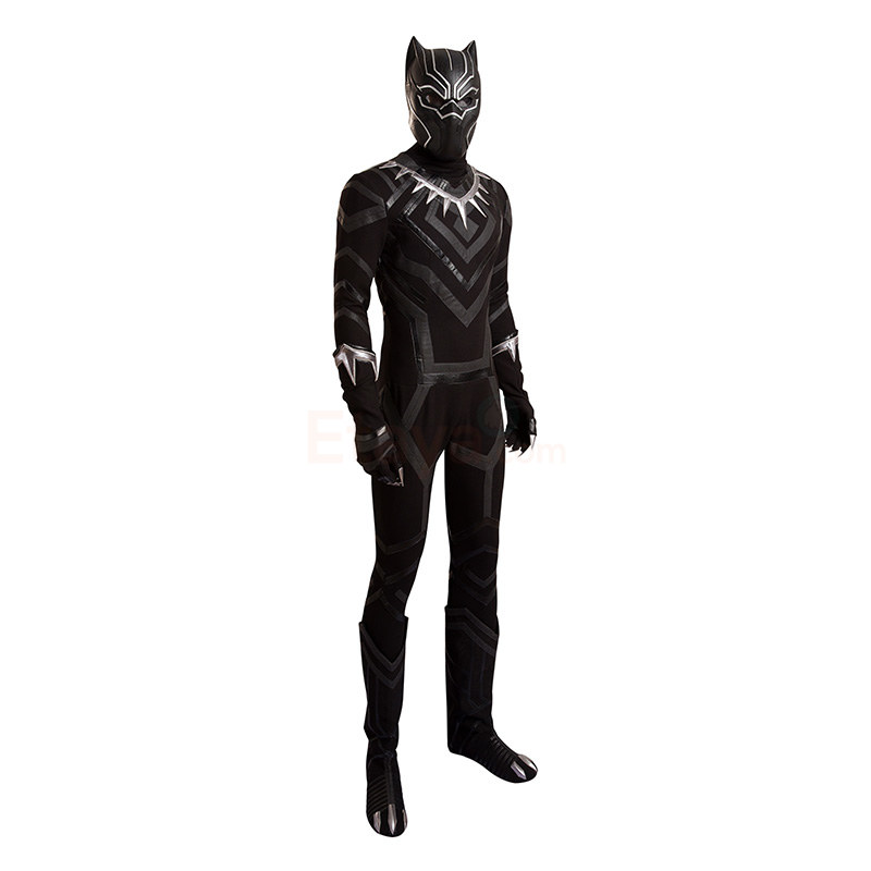 Real Black Panther Costume Cosplay Deluxe Version Full Set