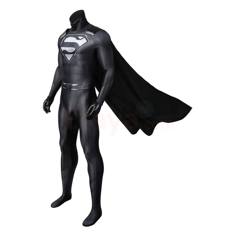 Man of Steel Superman Black Suit Cosplay Costume - Cosrea Cosplay