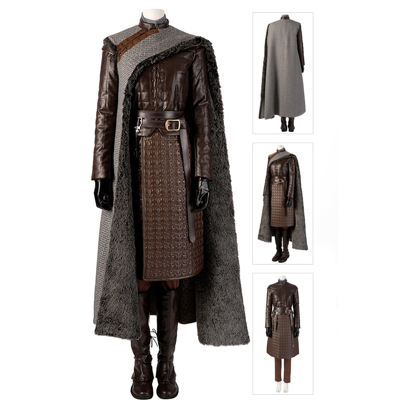 Arya Stark Costume Game Of Thrones Season 8 Cosplay Suits