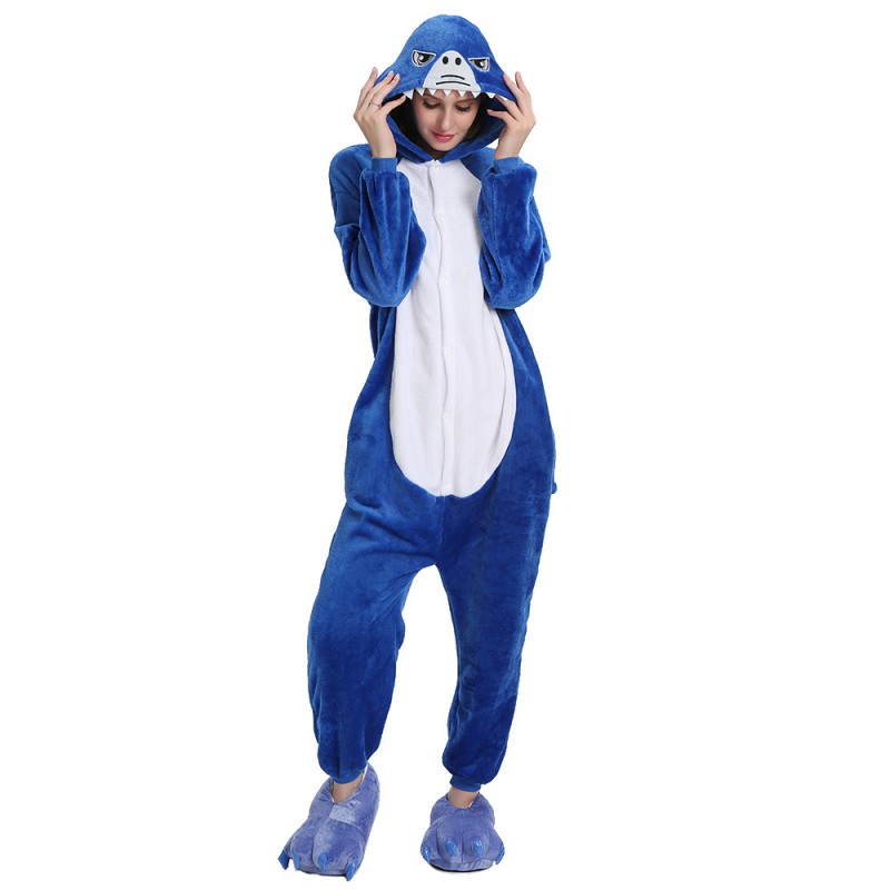 Shark Kigurumi Animal Onesie Pajama Costumes for Adult