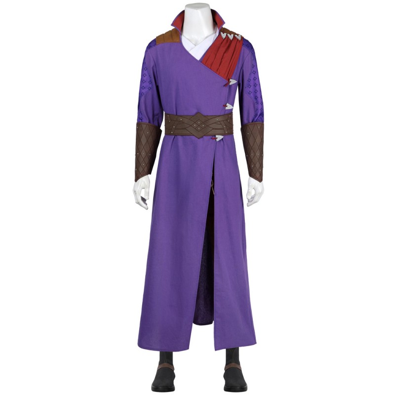 BG3 Gale Costumes Baldurs Gate Suit Purple Halloween Cosplay Outfit