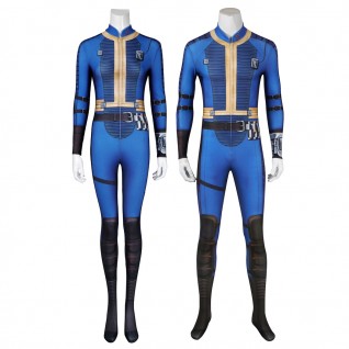 Fallout Cosplay Jumpsuit 2024 TV Fallout Blue Costumes Adult Suit Accessories Pattern